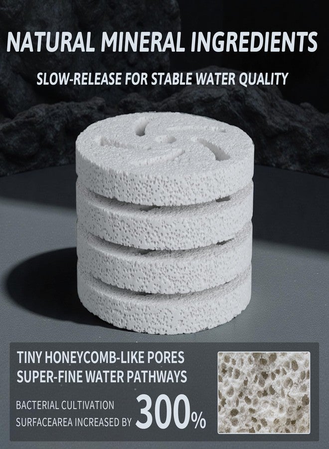 UPETTOOLS Ceramic Bio Media Blocks - Decorative & Functional Aquarium & Koi Pond Filter Media for Biological Filtration（12pcs） - Image 2